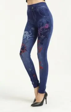 Highly stretchable one size jeggings