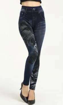 Highly stretchable one size jeggings