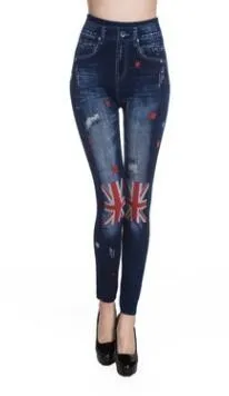 Highly stretchable one size jeggings