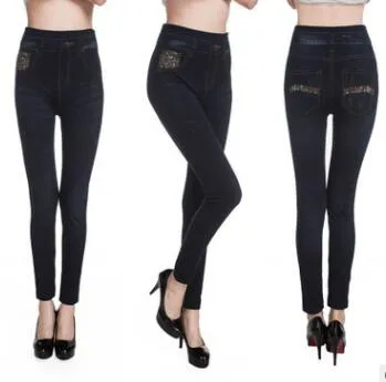 Highly stretchable one size jeggings