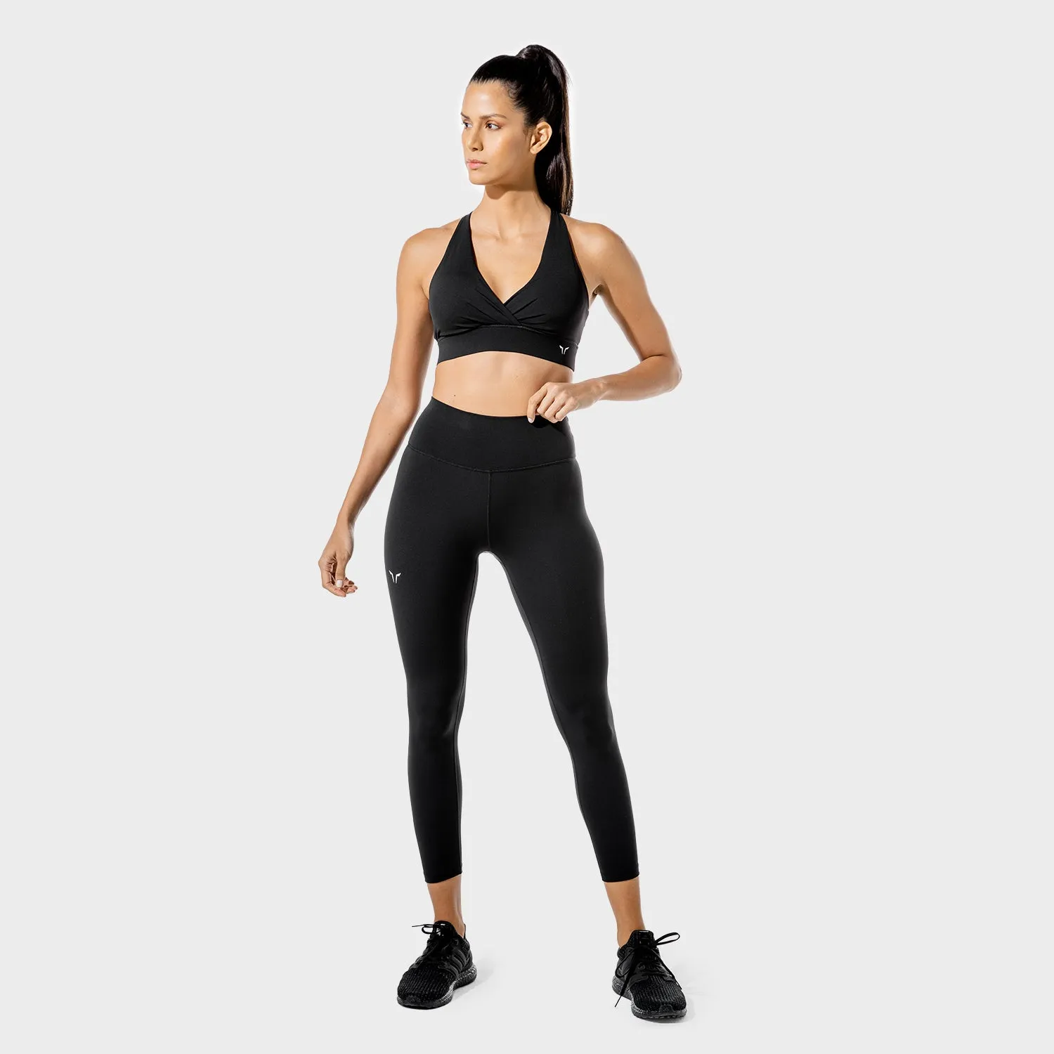 Infinity Cropped 7/8 Leggings - Black