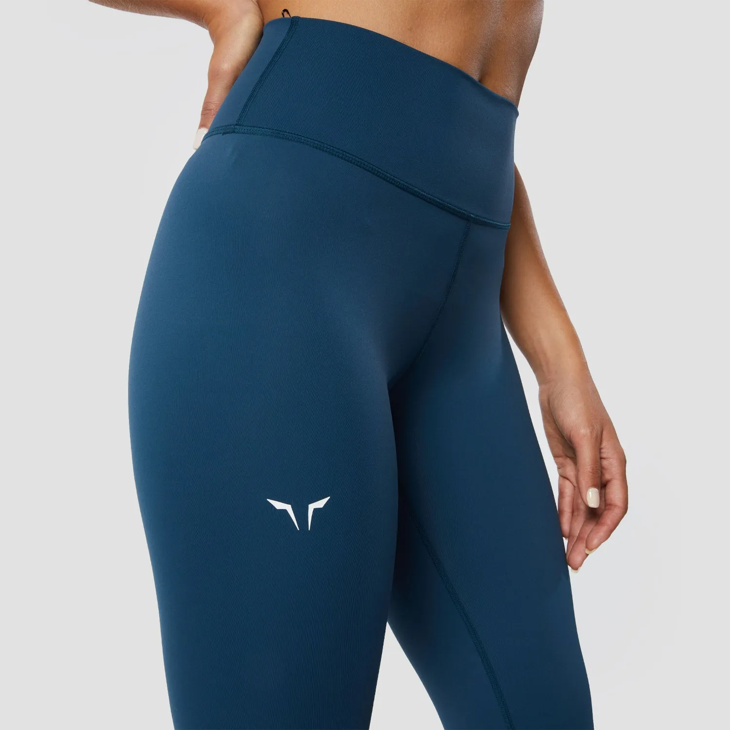 Infinity Cropped 7/8 Leggings- Deep Cerulean