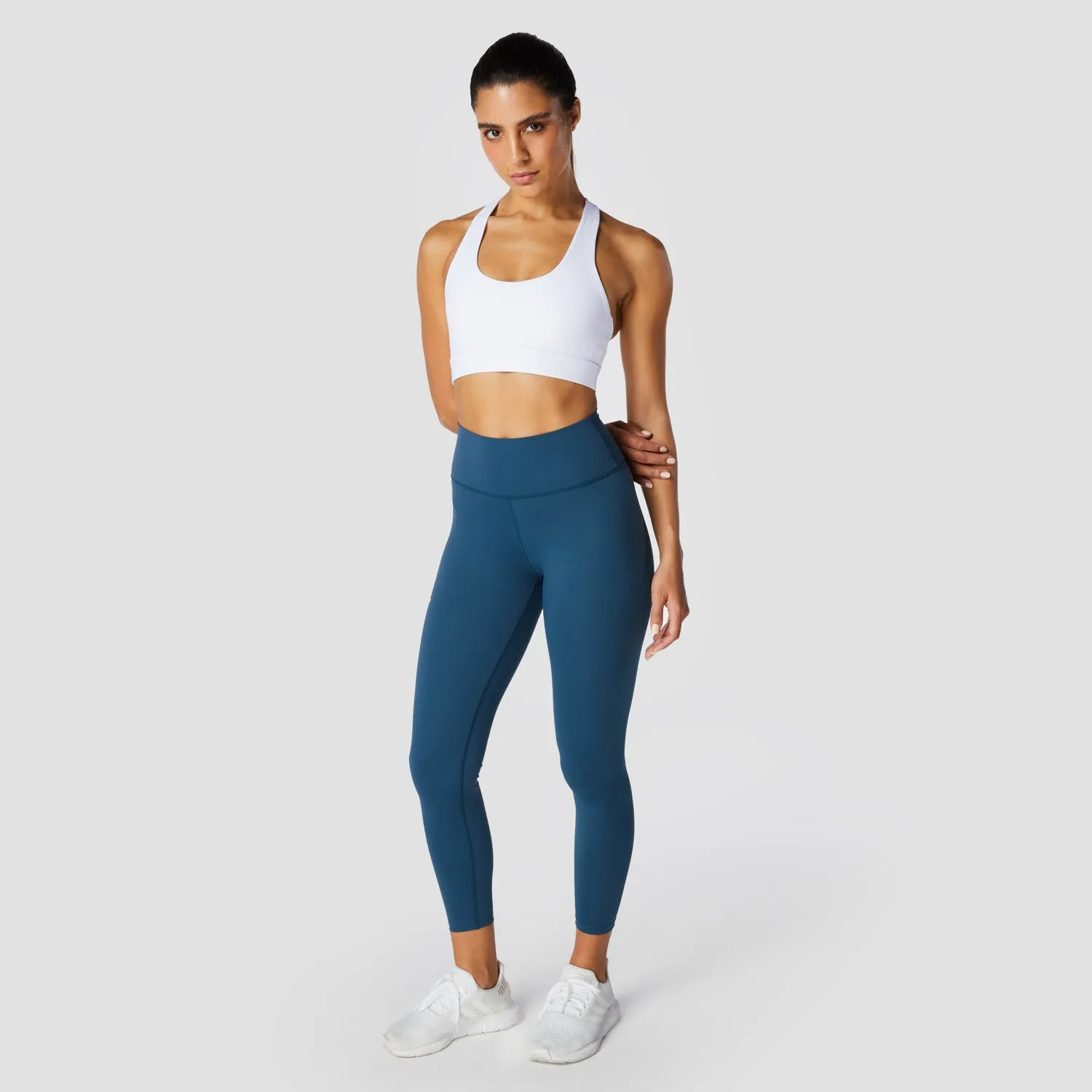 Infinity Cropped 7/8 Leggings- Deep Cerulean