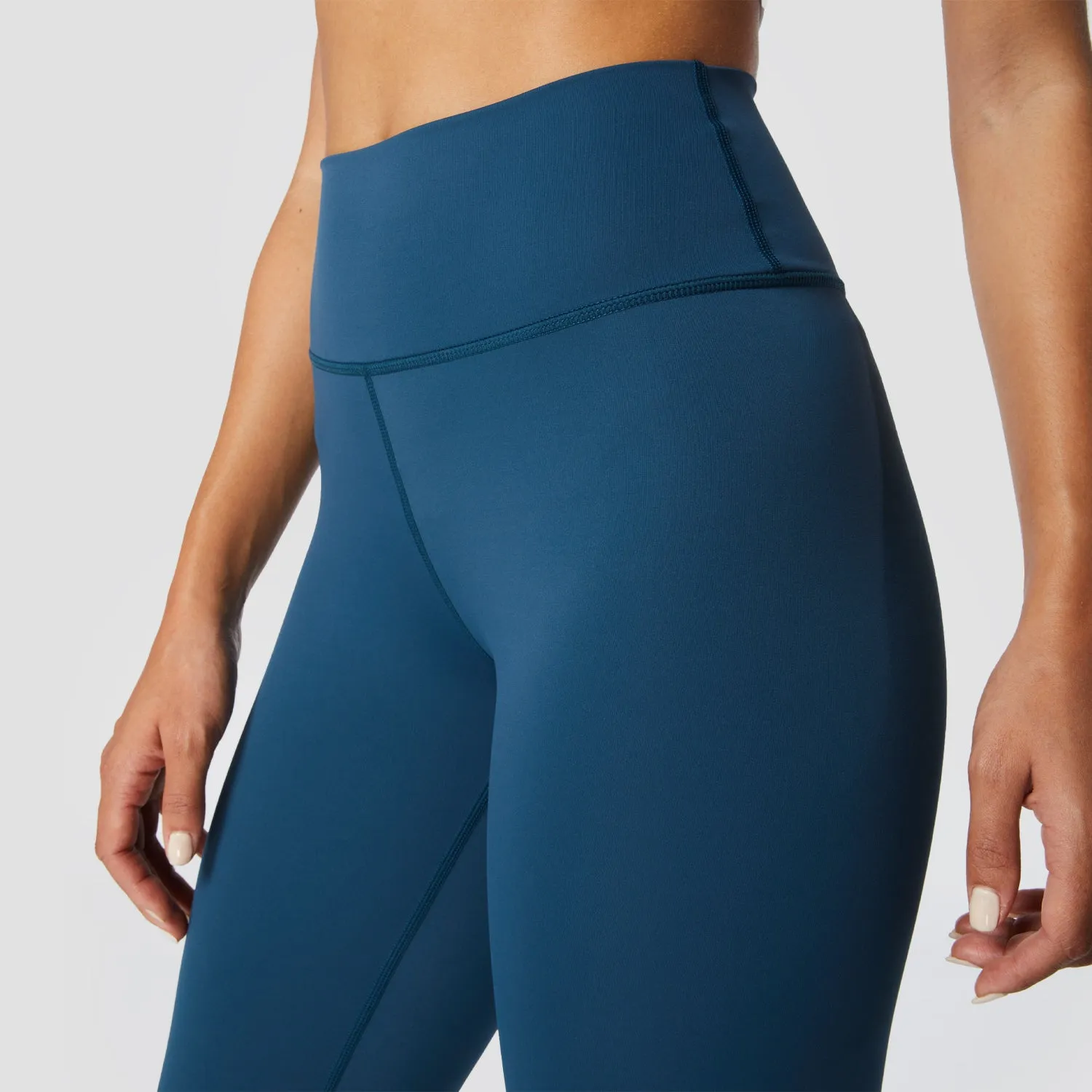 Infinity Cropped 7/8 Leggings- Deep Cerulean