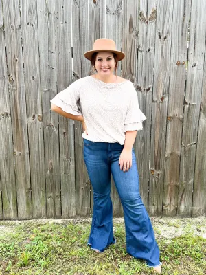 Kaylyn's Retro Bell Bottom Jeans