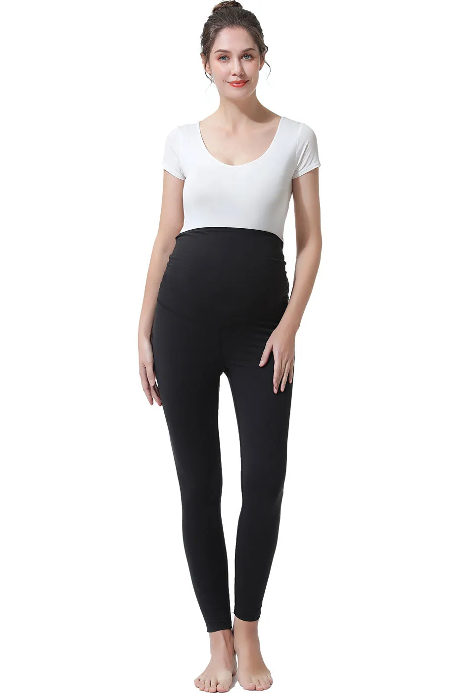 Kimi   Kai Maternity "Gin" Daily Essential Leggings (26" Inseam)