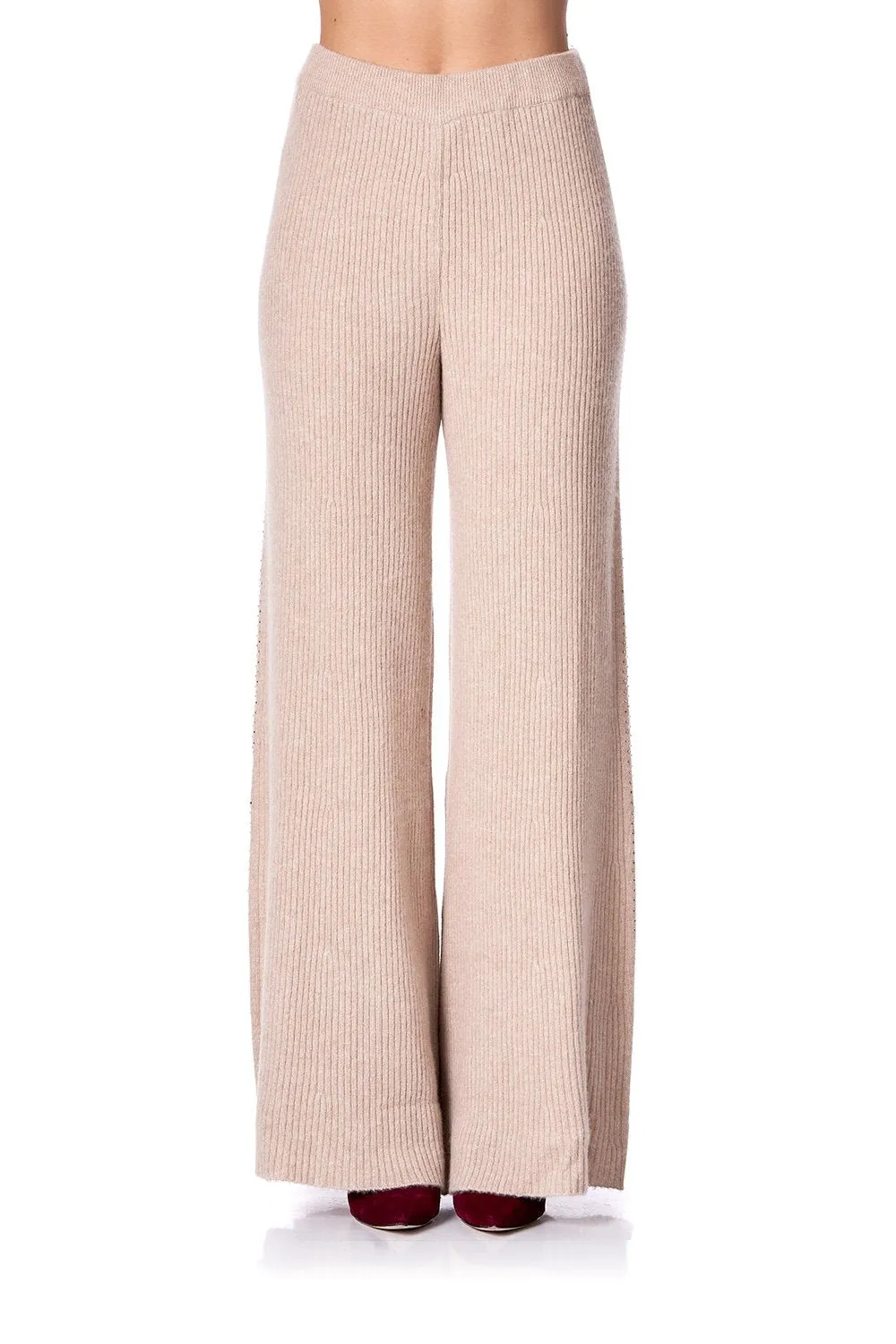 KNITTED PANT WITH SIDE DETAIL ALL MY AVIGNON