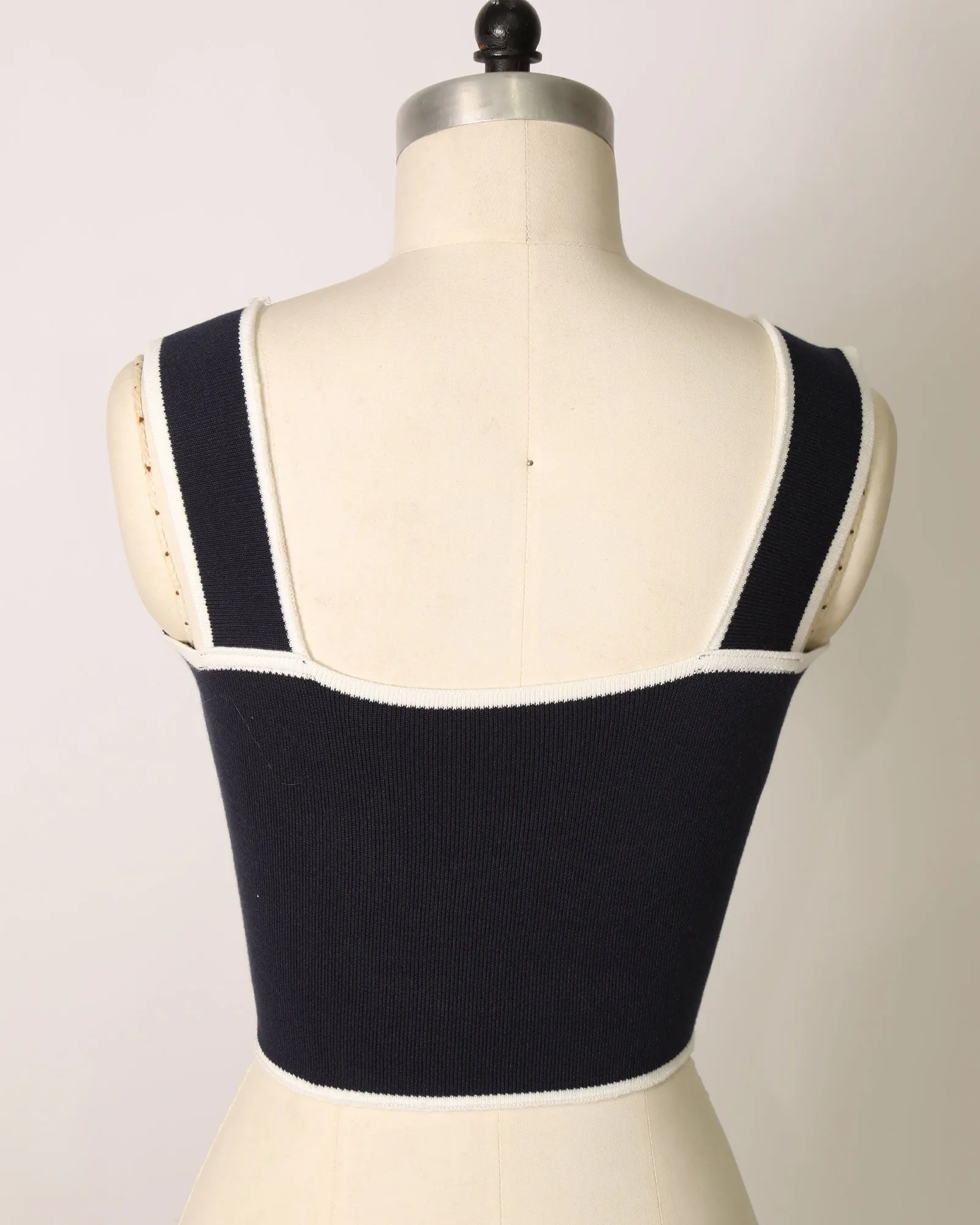 Knitted Top - Navy