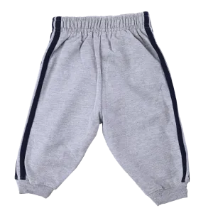 Koala Kids Grey 2 Stripes Cotton Sweat Pants