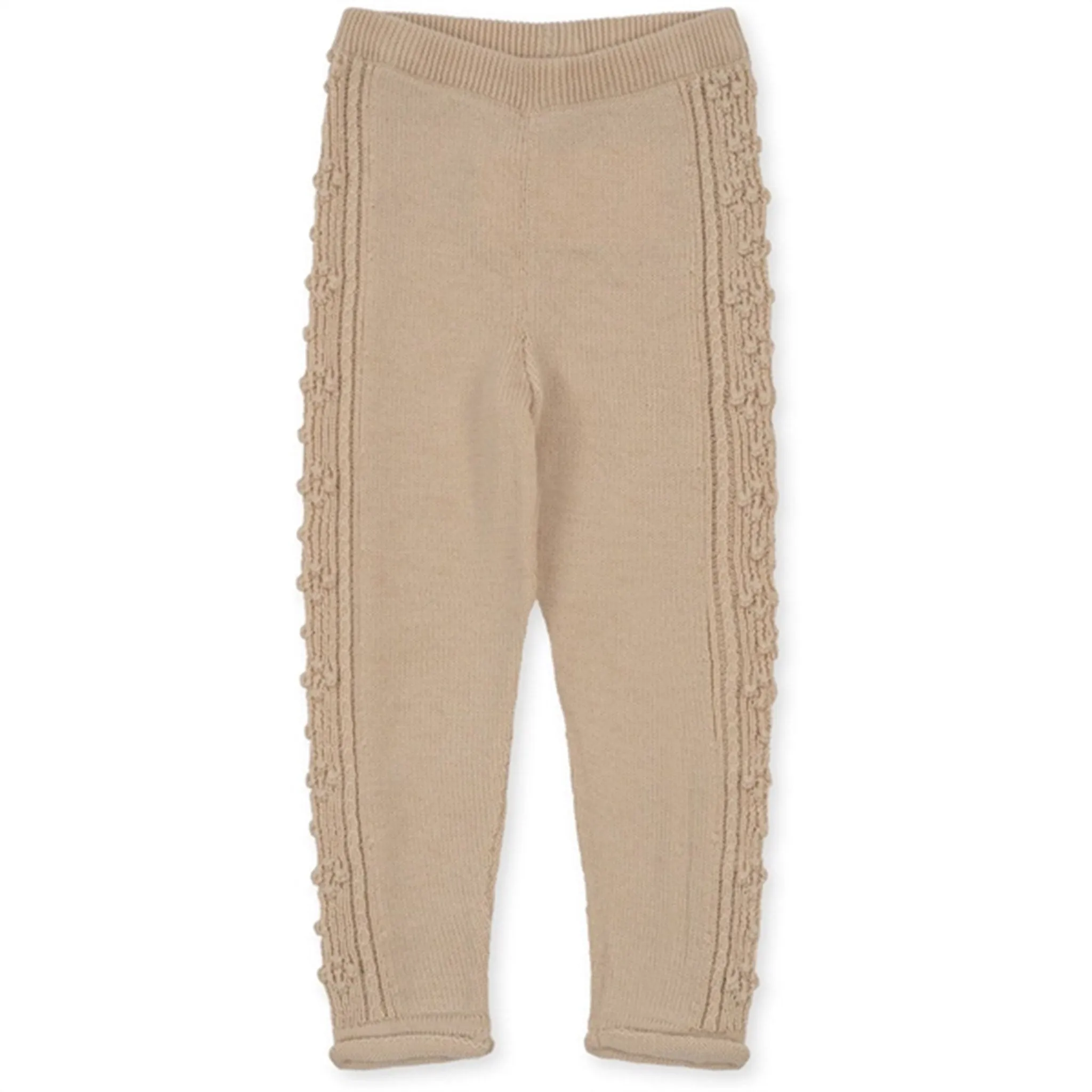 Konges Sløjd Almond Milk Cabby Knit Wool Pants