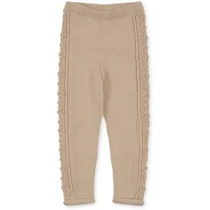 Konges Sløjd Almond Milk Cabby Knit Wool Pants