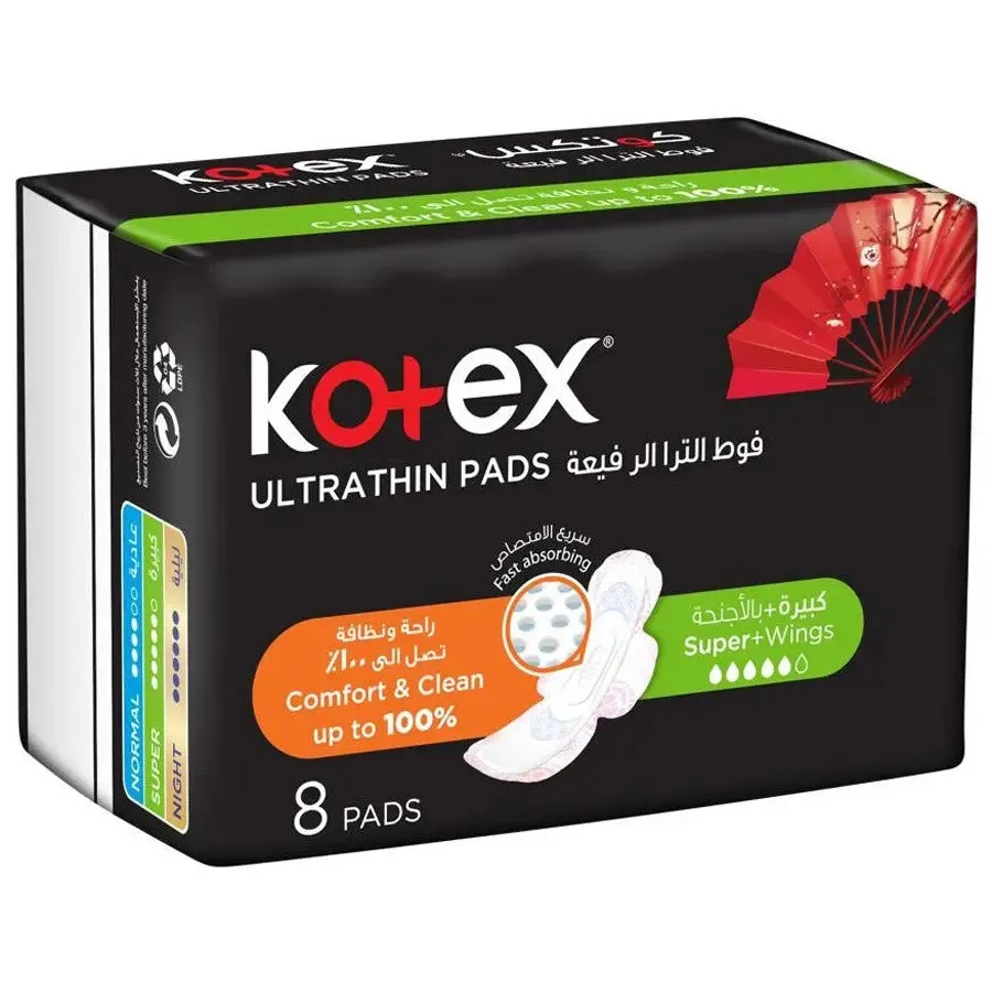 Kotex Ultra Thin Super 8's