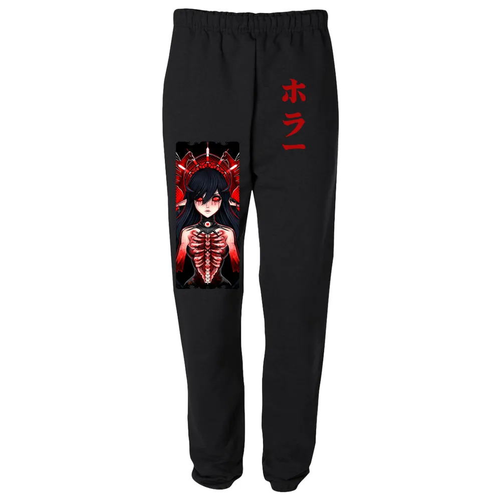 Layna Lazar Blood Eyes Anime Sweatpants