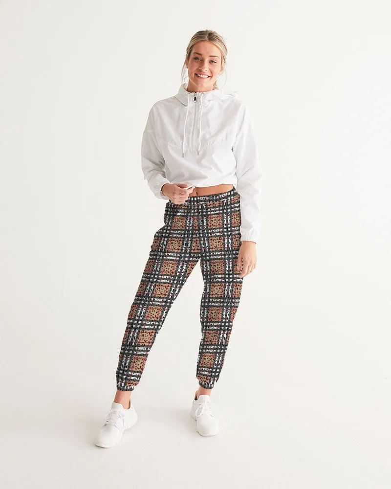 Leopard Plaid Women's Track Pants