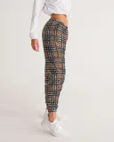 Leopard Plaid Women's Track Pants