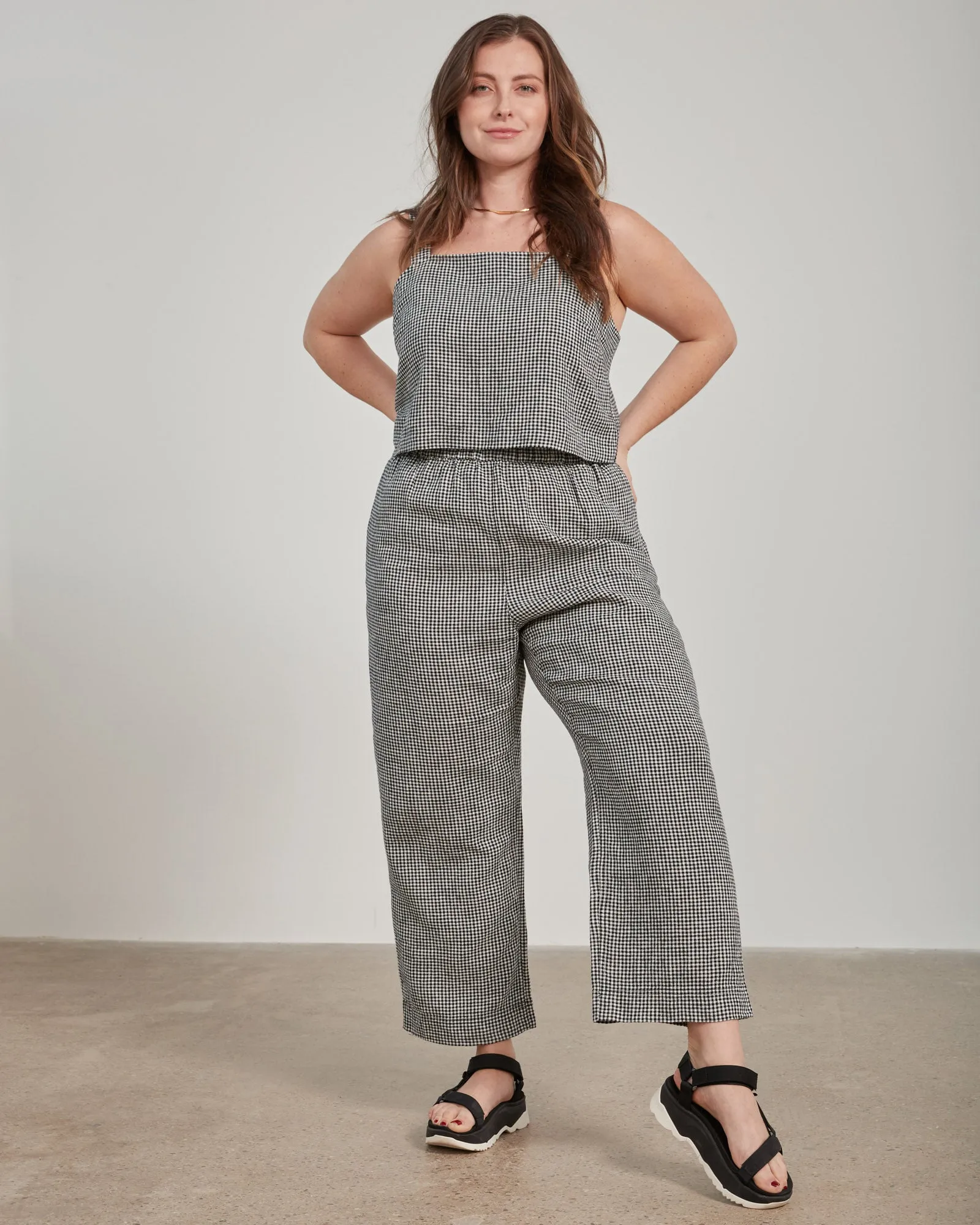 Linen Pull-On Pant