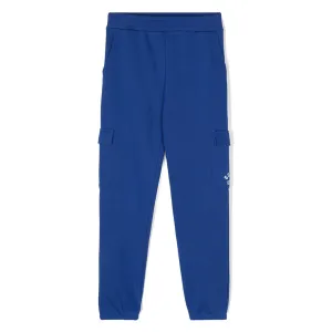 Logo Print Cotton Track Pants