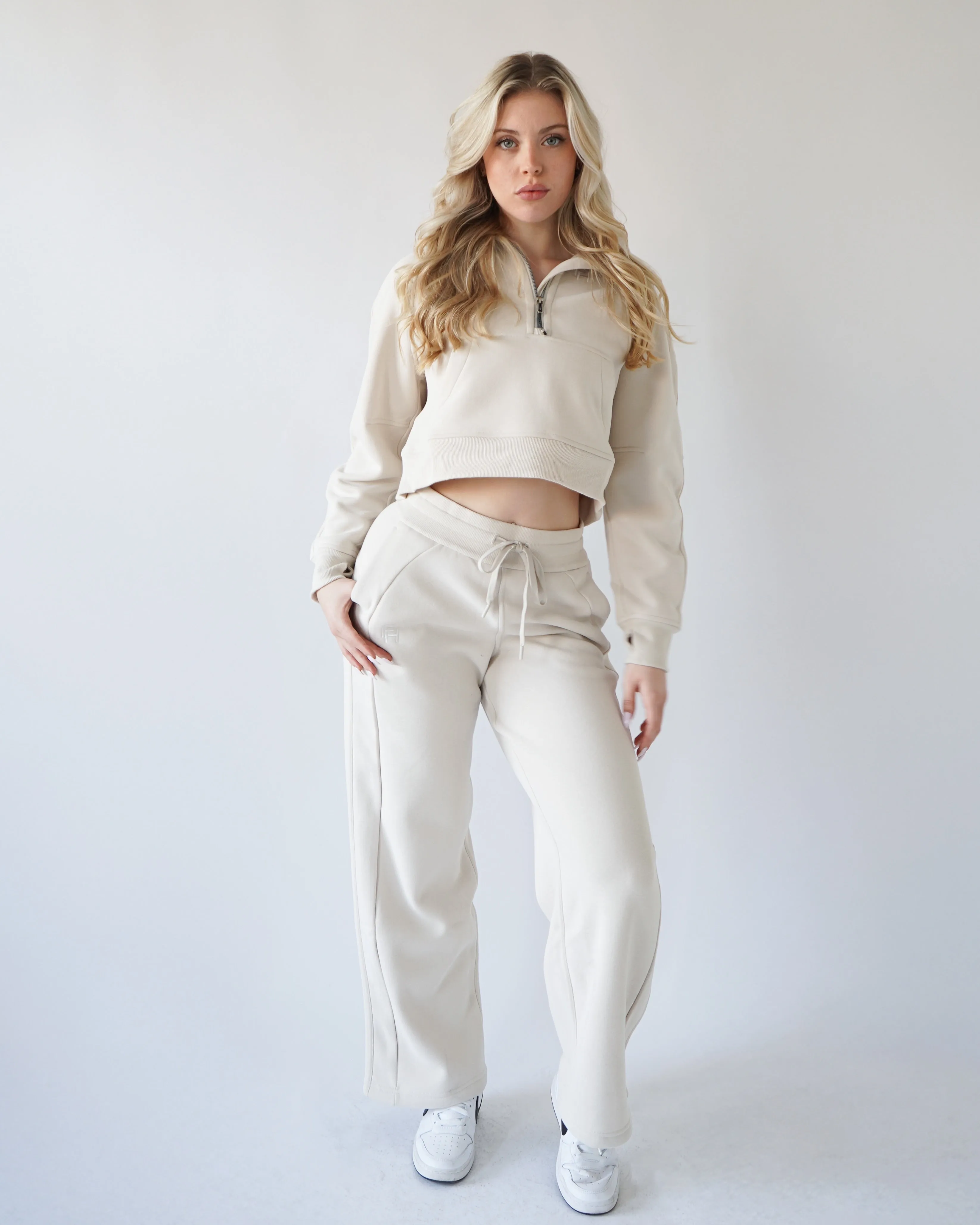 Lounge Straight-leg Sweatpants - Cream