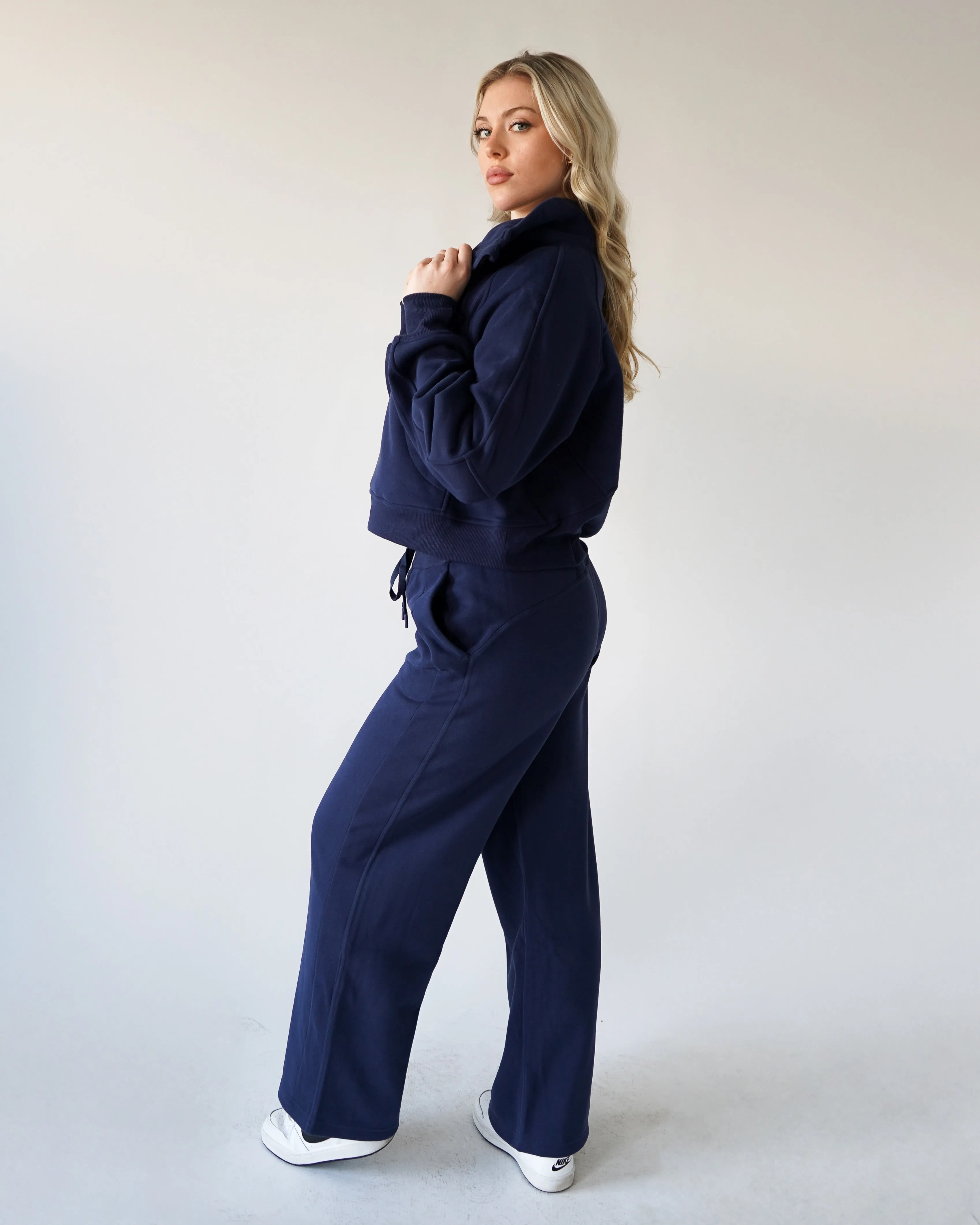 Lounge Straight-leg Sweatpants - Navy