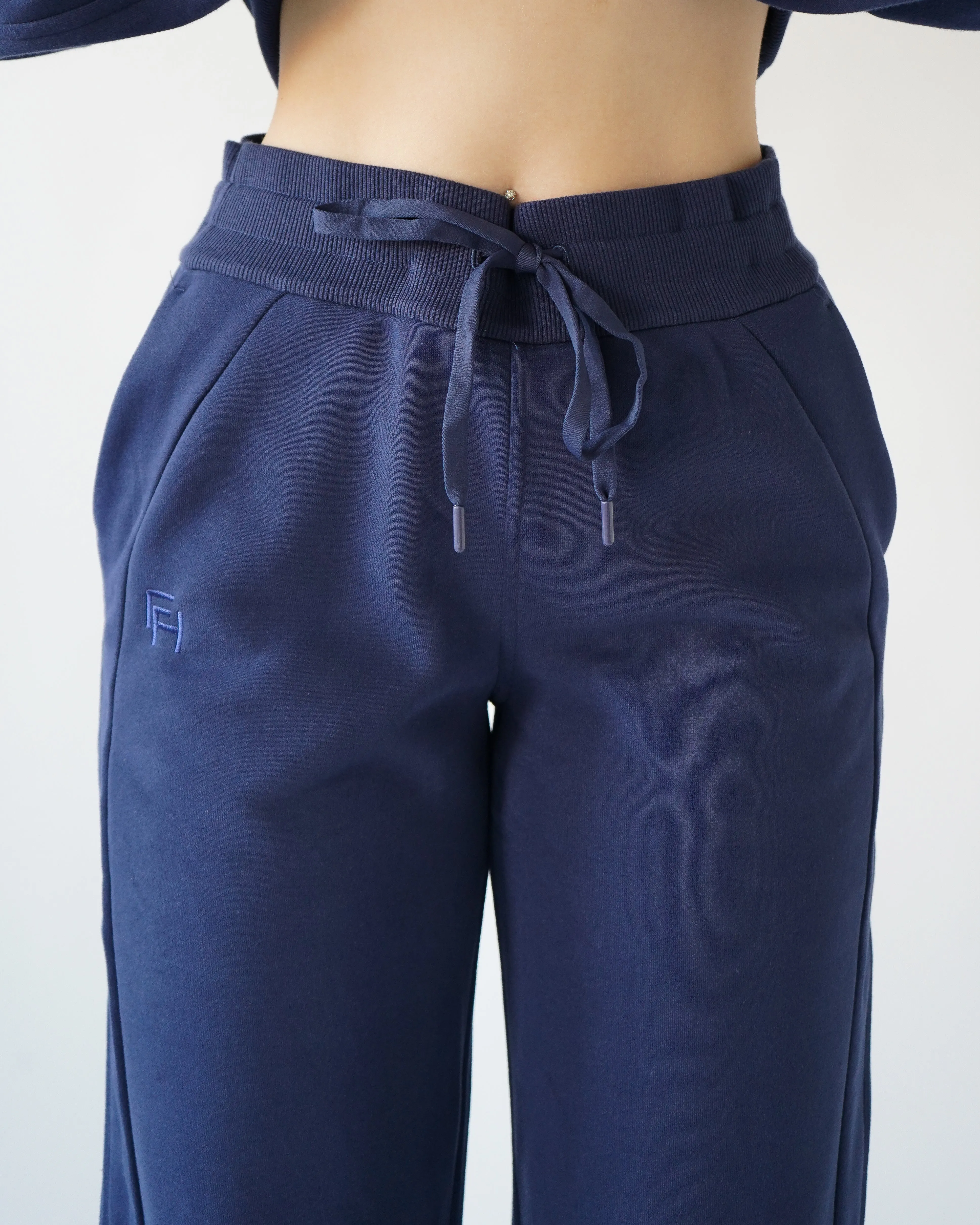 Lounge Straight-leg Sweatpants - Navy