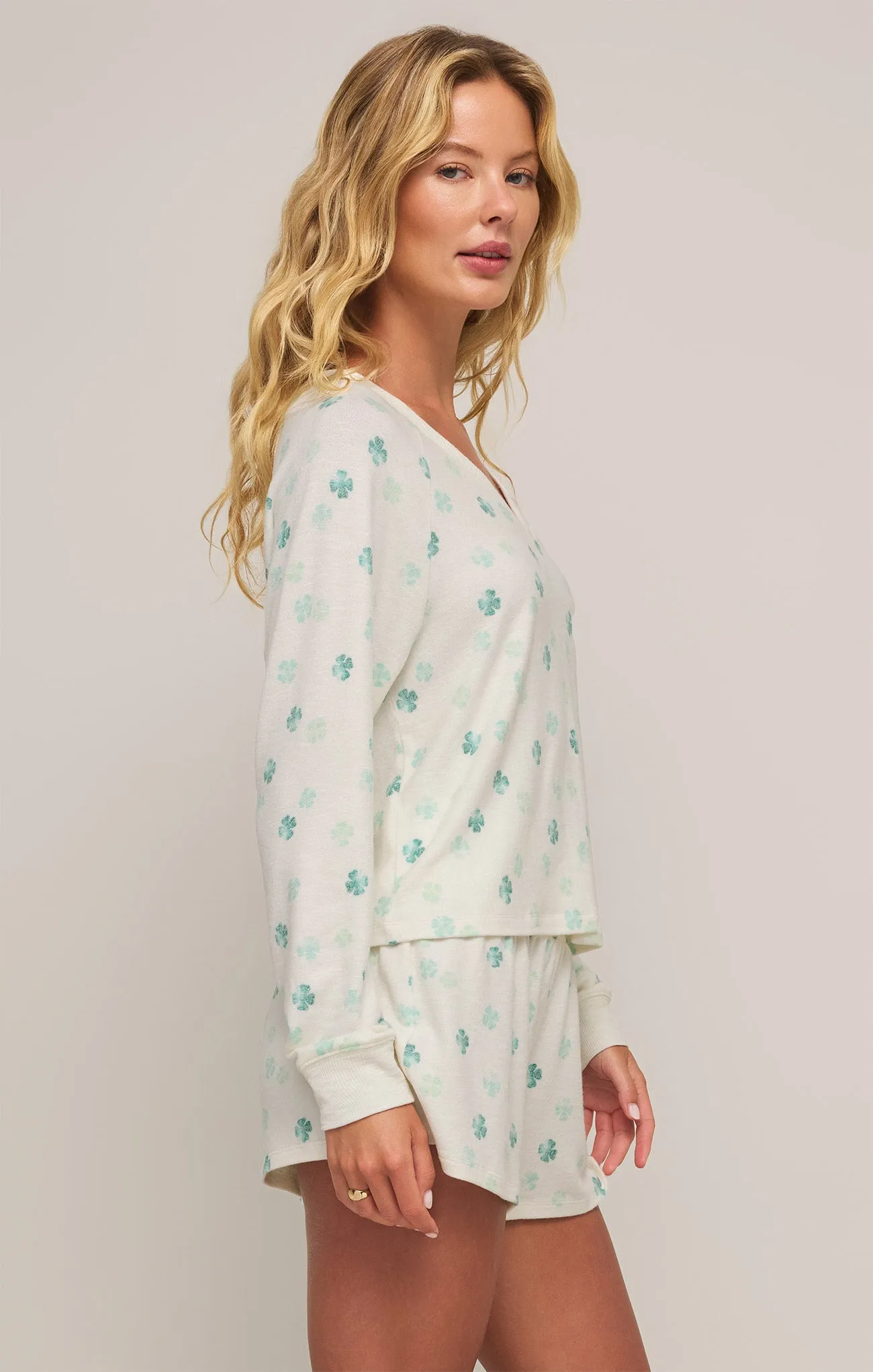 Maggie Clover Long Sleeve Top