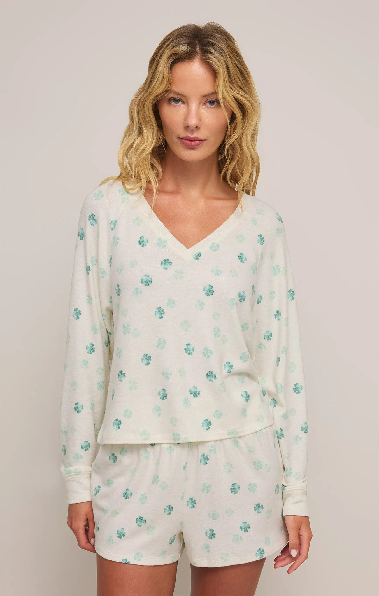 Maggie Clover Long Sleeve Top