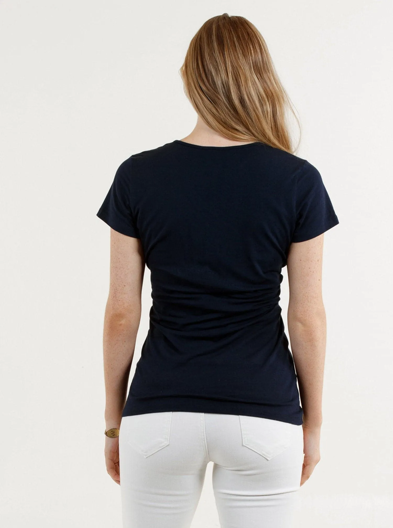 Maternity & Nursing Essential Crossover Bamboo Tee