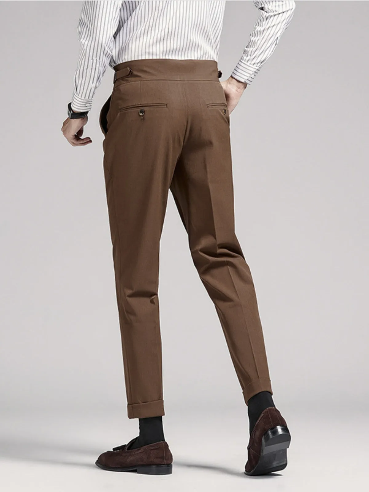 MV Naples Wrinkle Free High-Waist Trousers