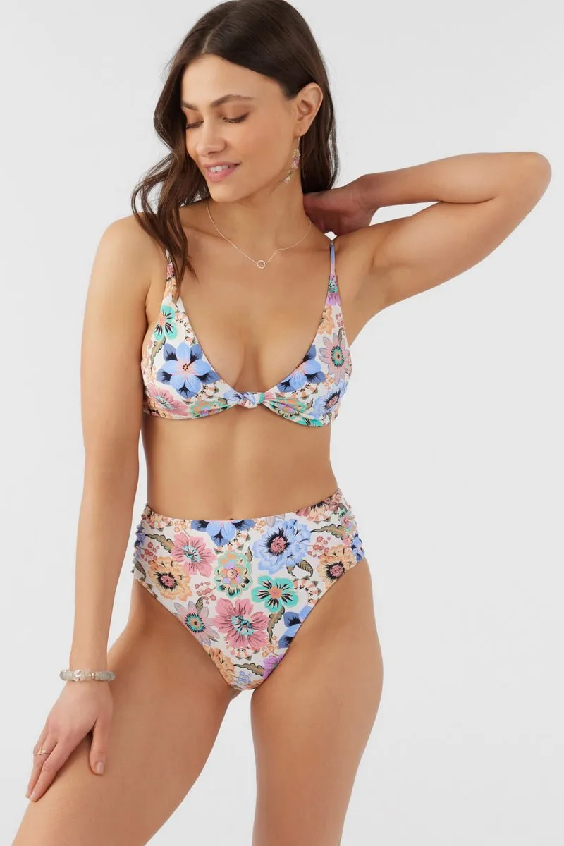 O'Neill Women's "Talitha Floral" Long Beach High Waist Bikini Bottom