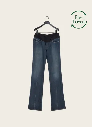 Pre-Loved Bootcut Jeans by Paige Maternity