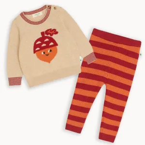 Ramble & Perry Set - Biscuit Sweater & Legging Set