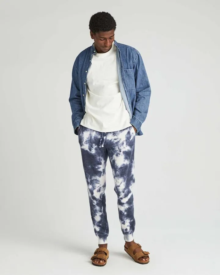 Recycled Fleece Sweatpant (Blue Storm)