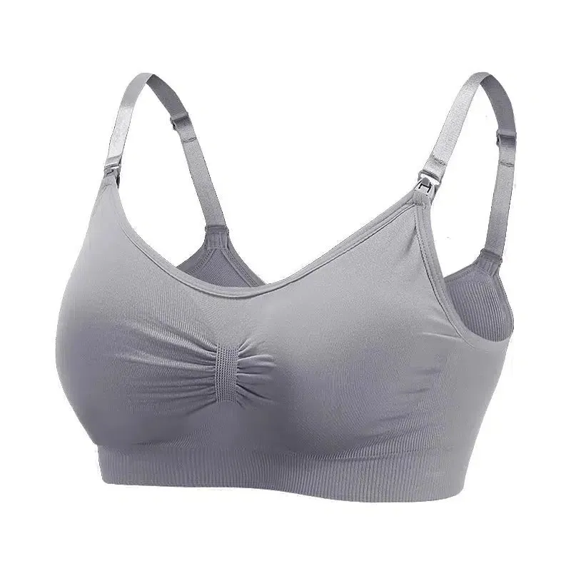 Seamless Push-Up Bralette with Clip Down Feature for Breastfeeding