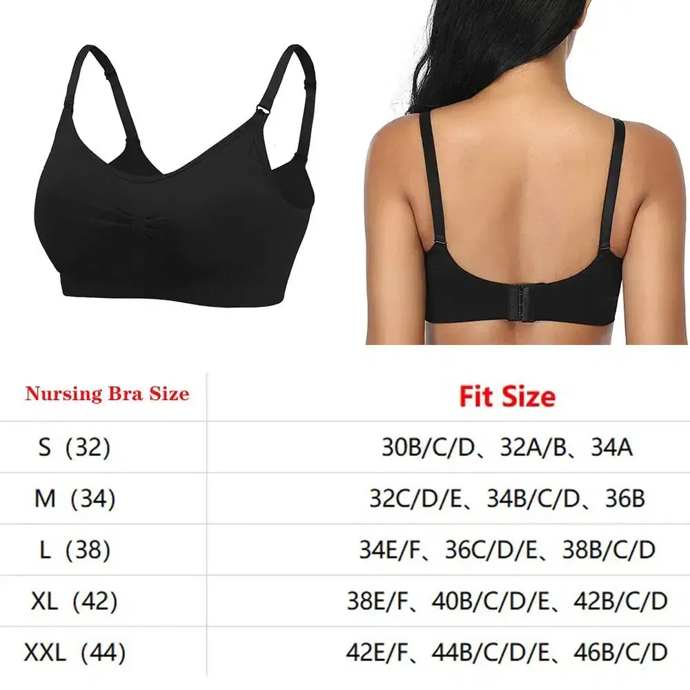 Seamless Push-Up Bralette with Clip Down Feature for Breastfeeding