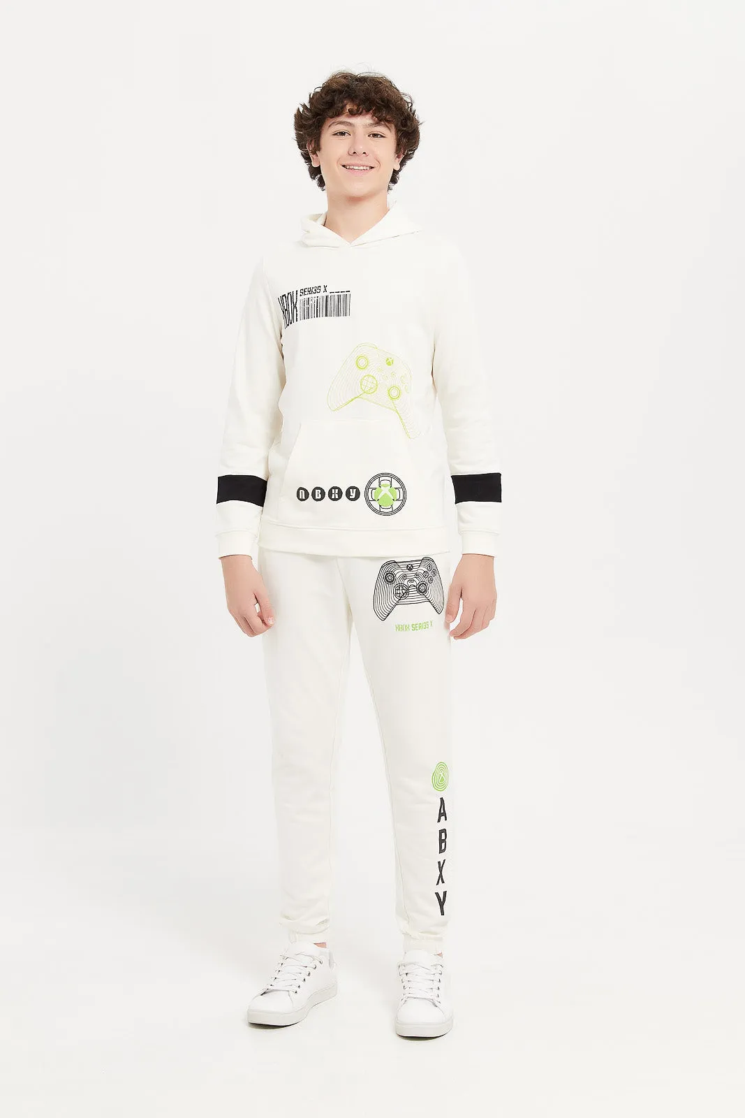 Senior Boys Beige Xbox Active Pants