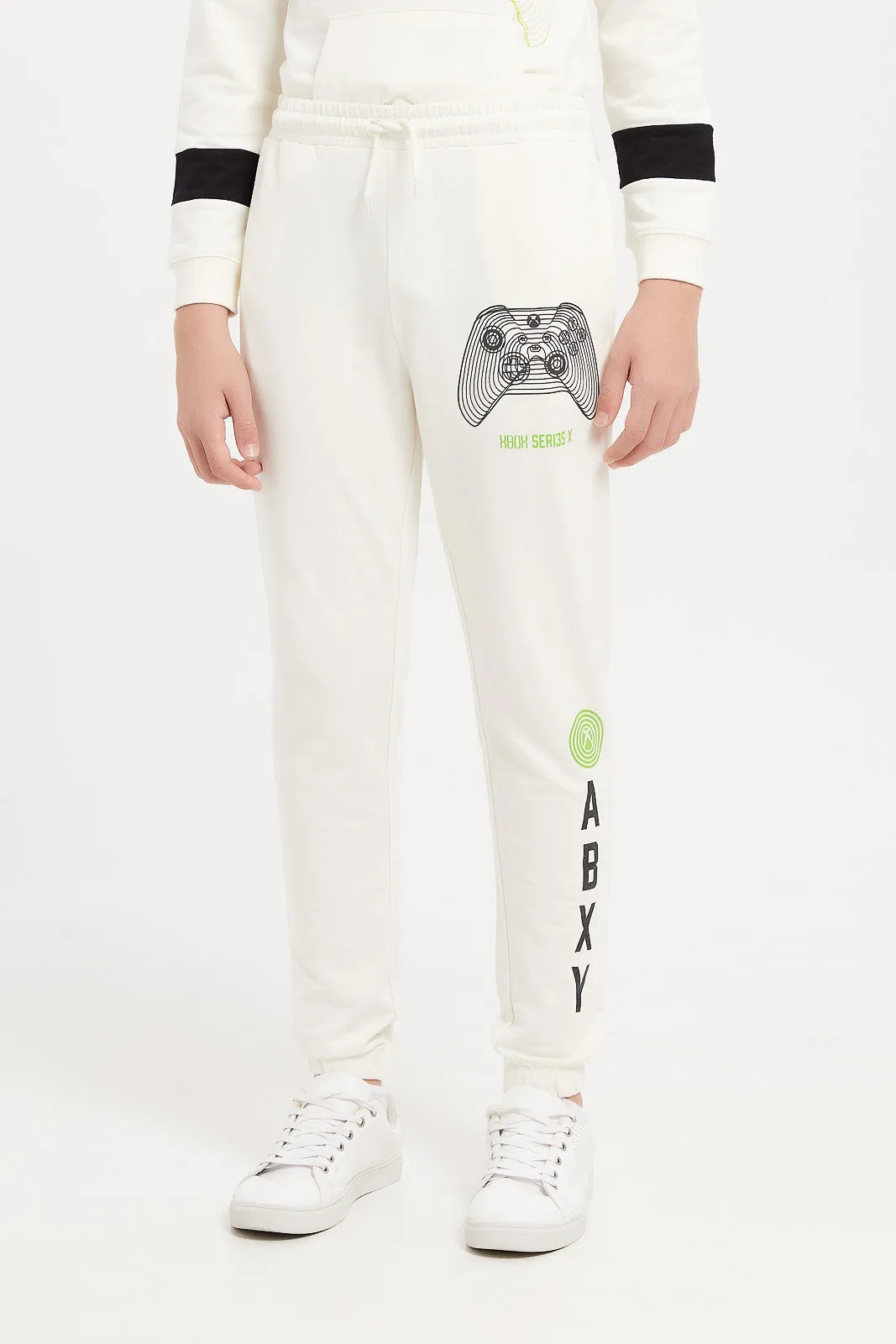 Senior Boys Beige Xbox Active Pants