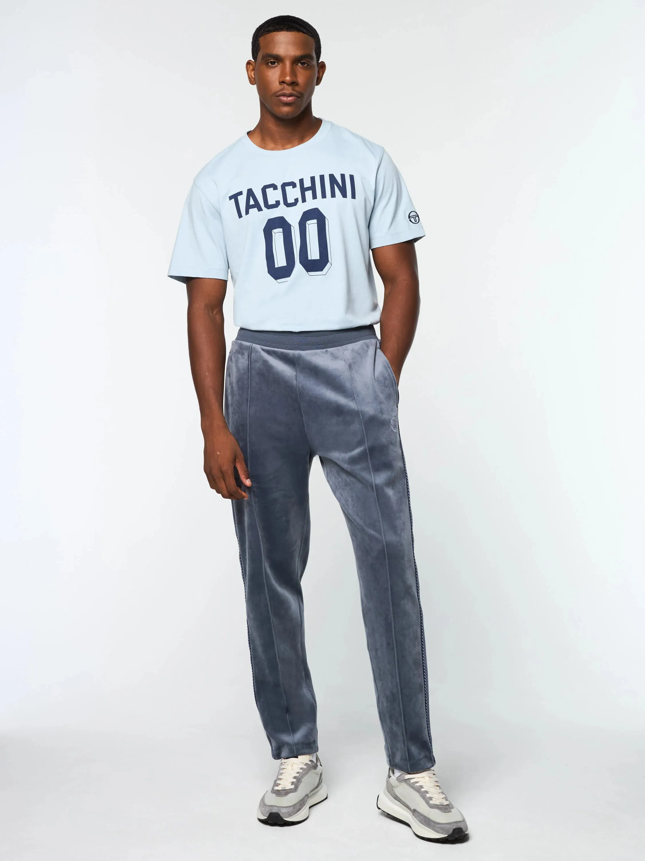 Sergio Tacchini Maglia Velour Track Pants - Maritime Blue