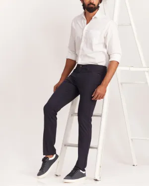 Slim Fit 5-Pocket Performance Pants - Navy