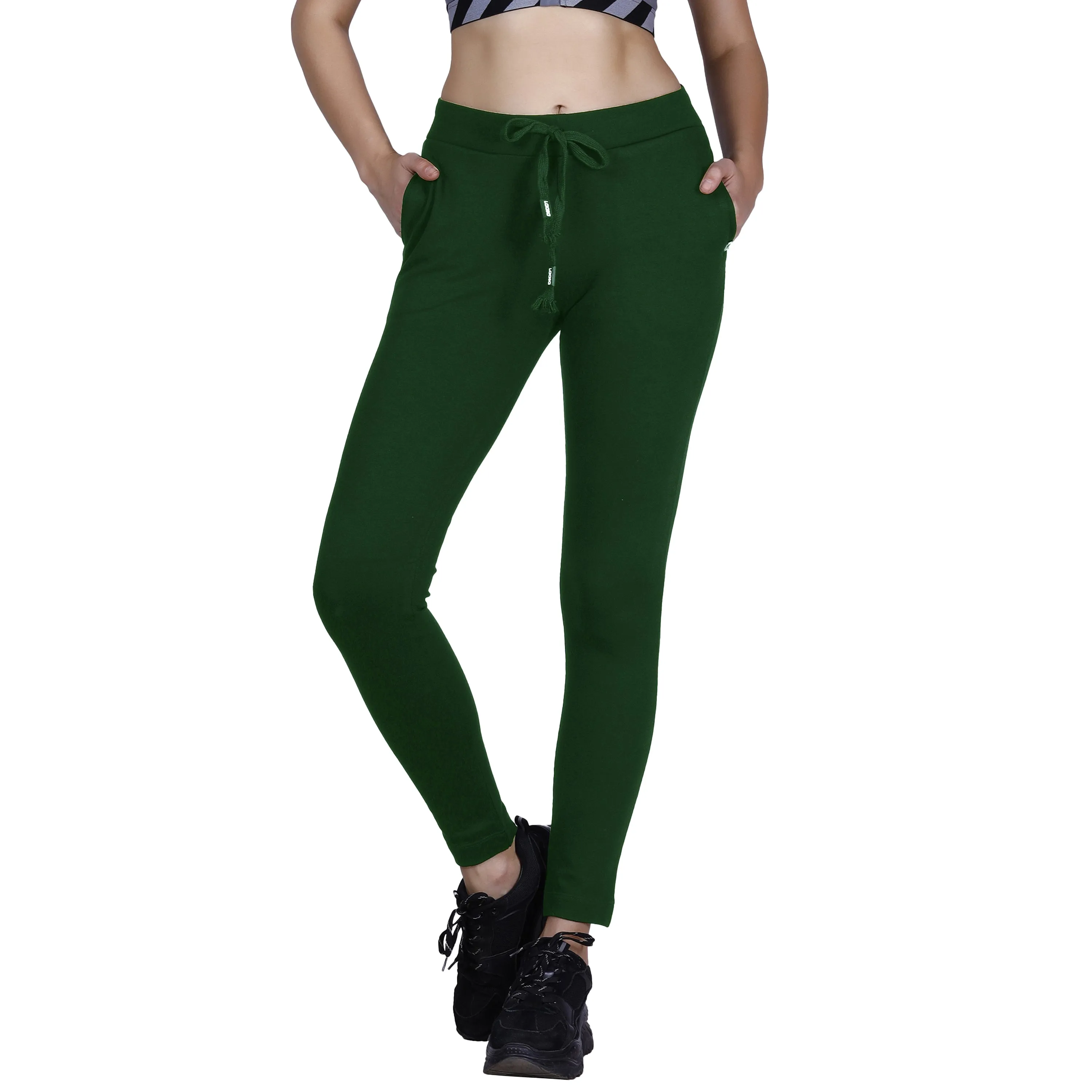 SLIM FIT COTTON PANTS FOR WOMEN