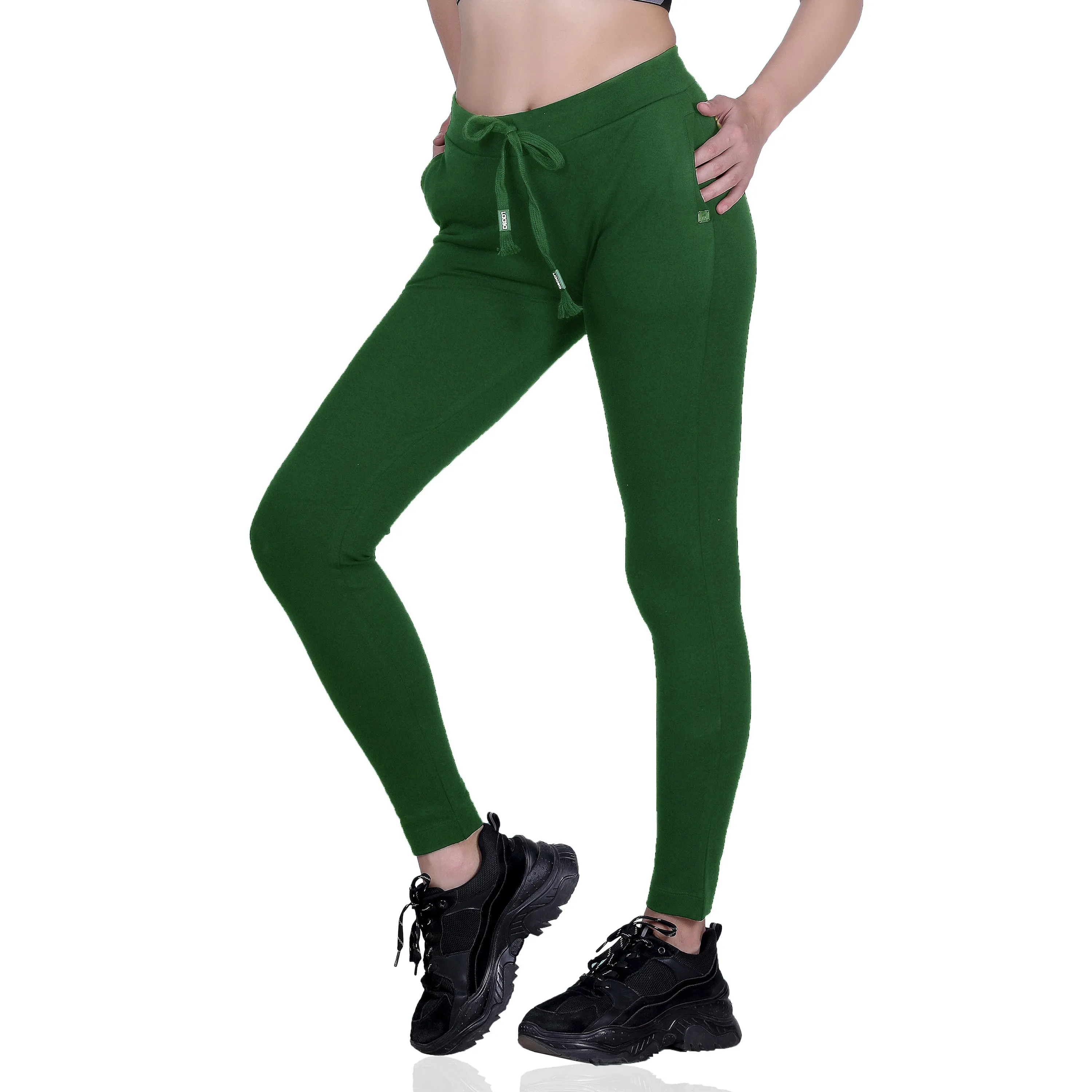 SLIM FIT COTTON PANTS FOR WOMEN