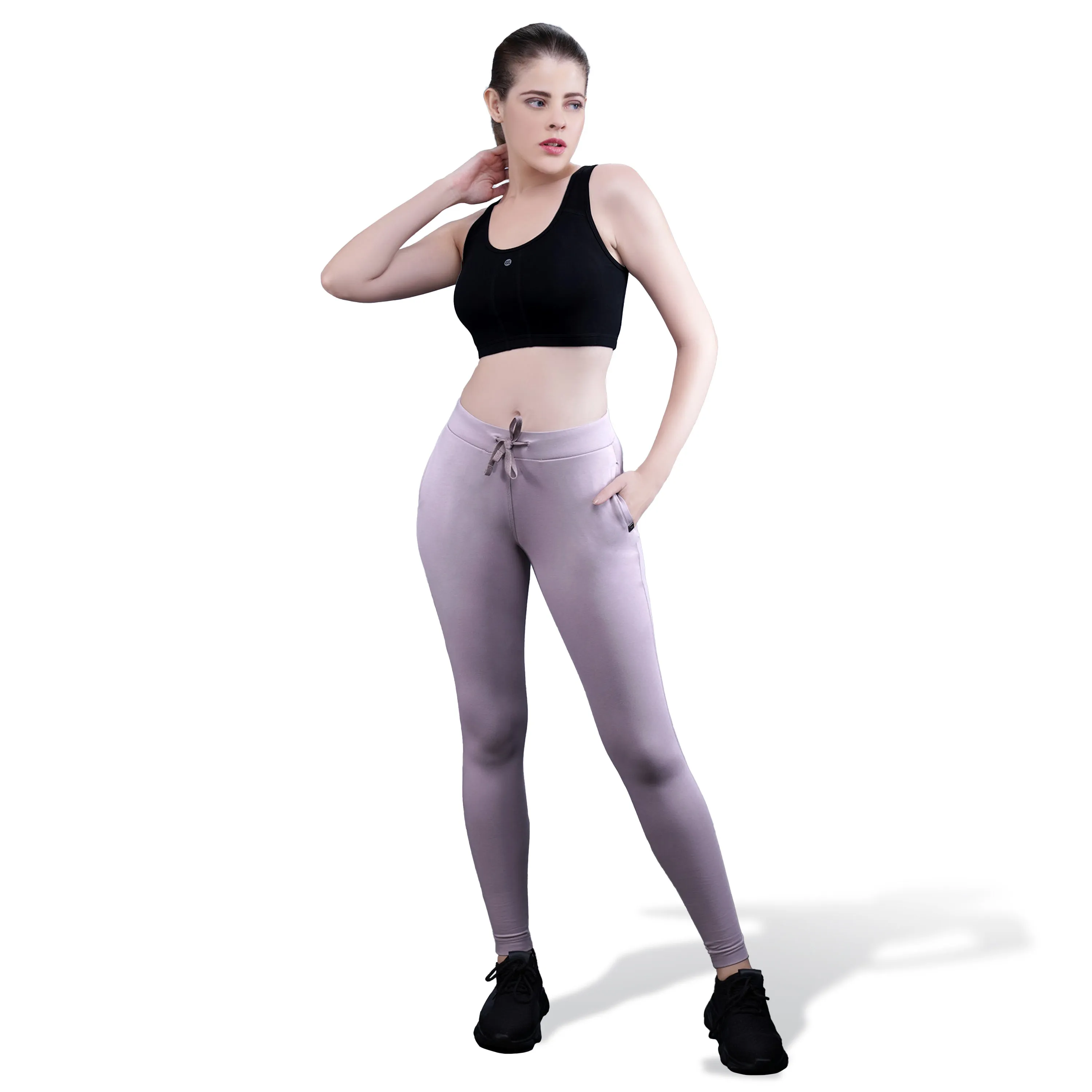 SLIM FIT COTTON PANTS FOR WOMEN