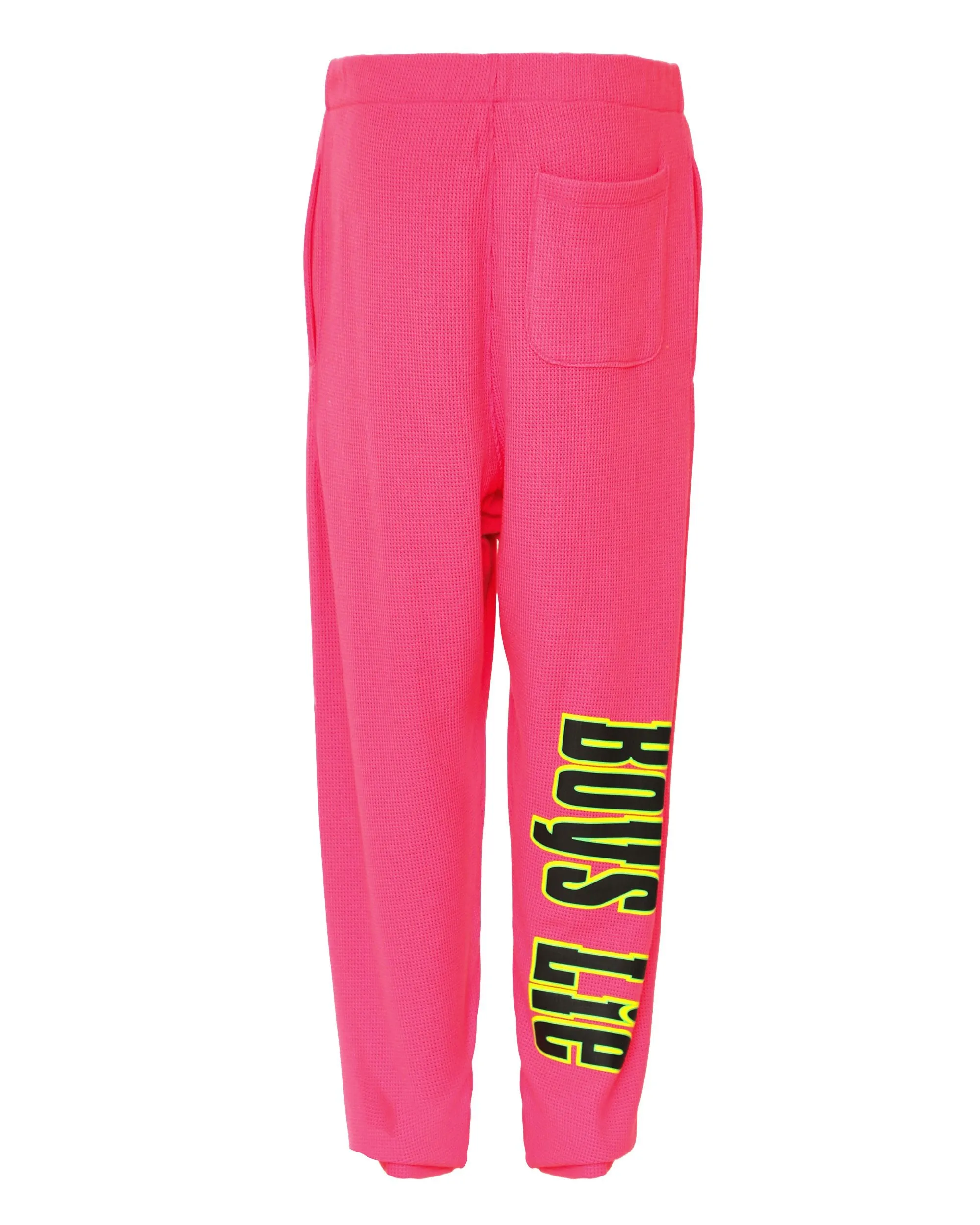 Spunk Thermal Mac Slim Sweatpants Neon Pink