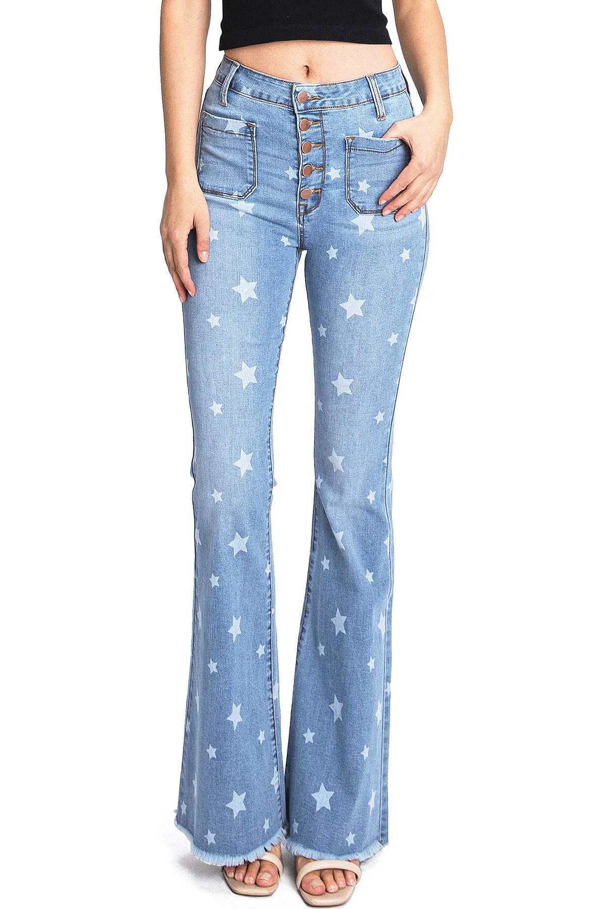 Star Struck High Rise Flares