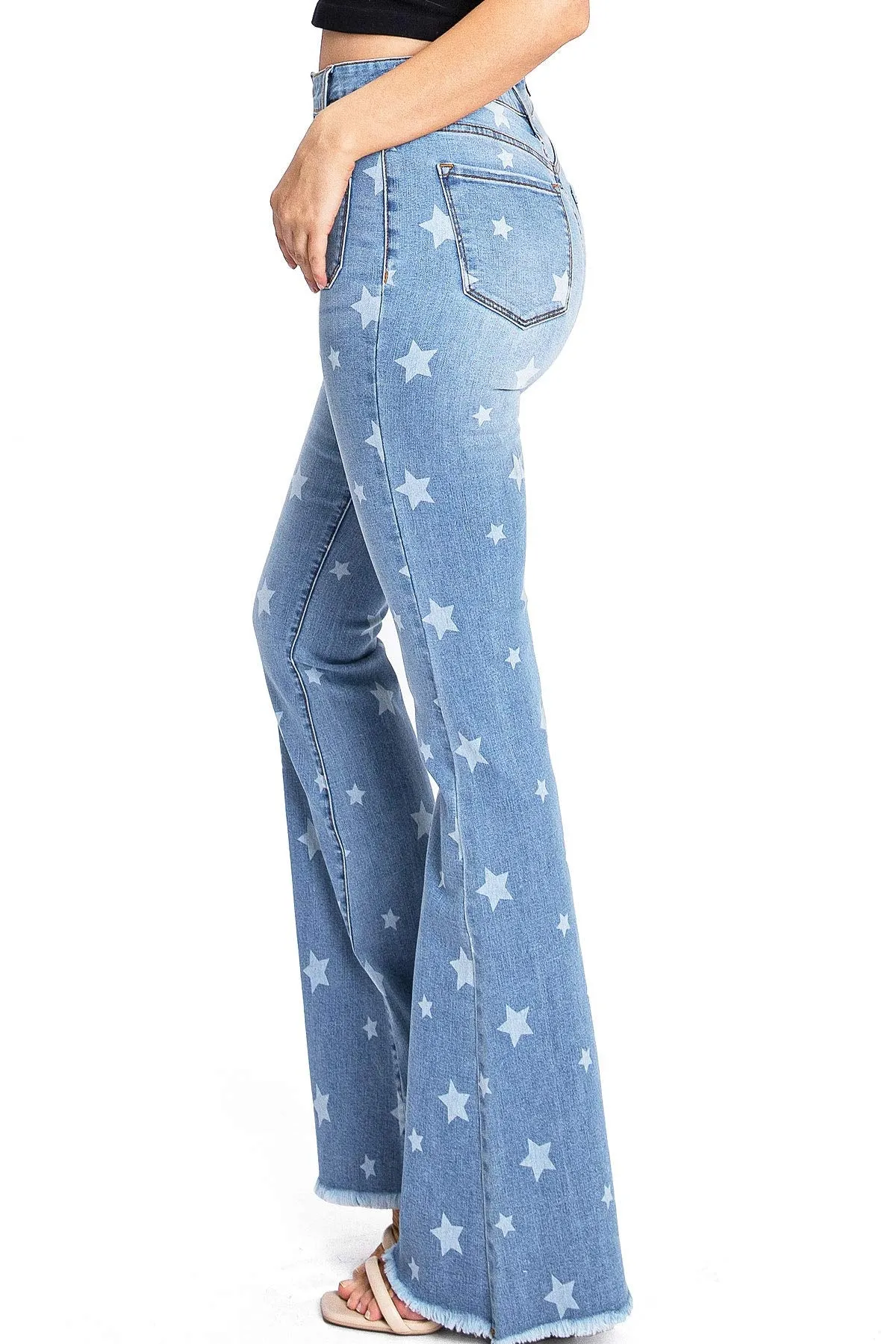 Star Struck High Rise Flares