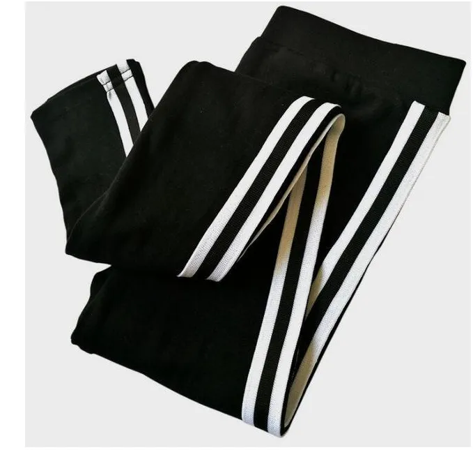 Stretchable Side Strip Pants