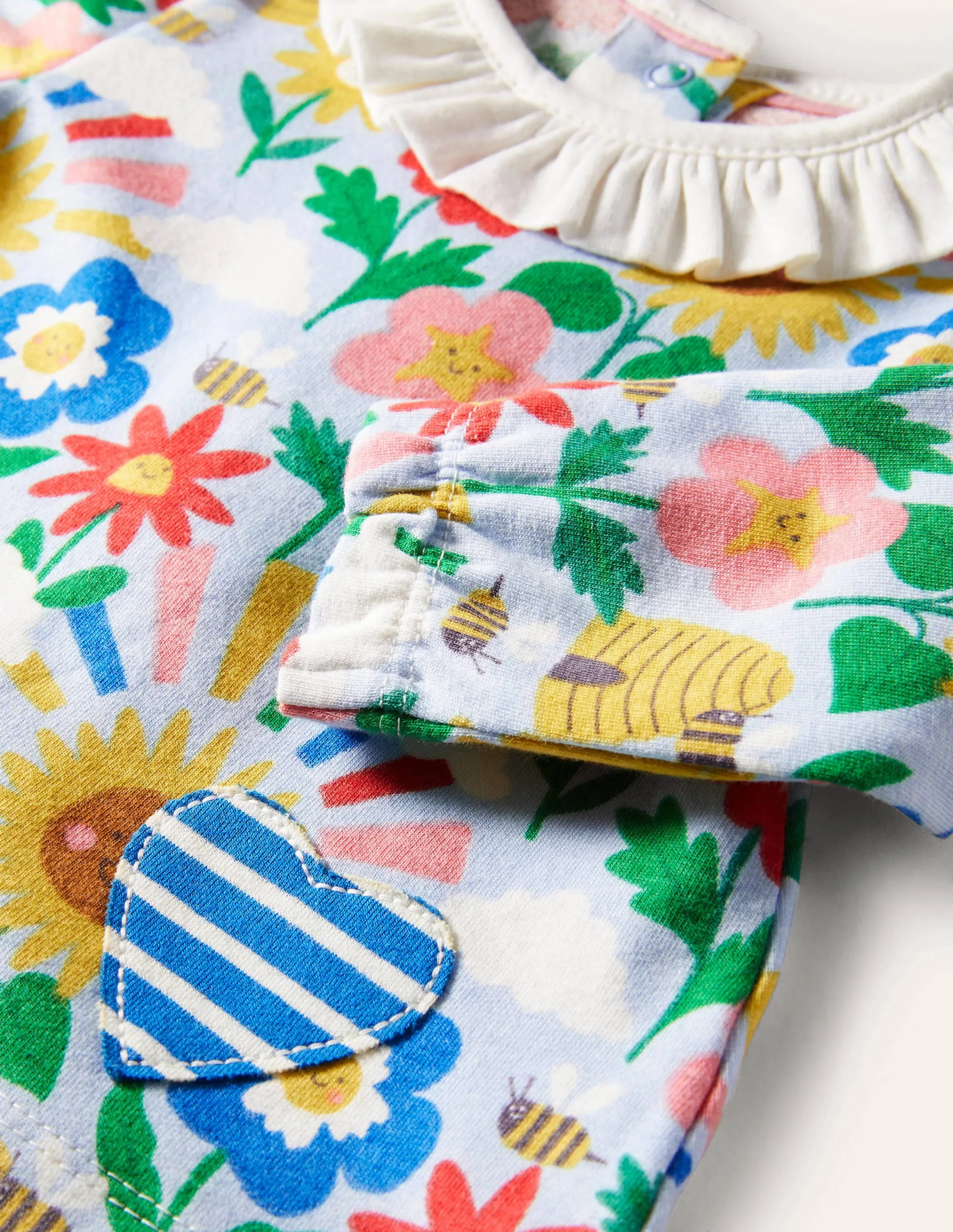 Supersoft Jersey Playset-Multi Happy Flowers