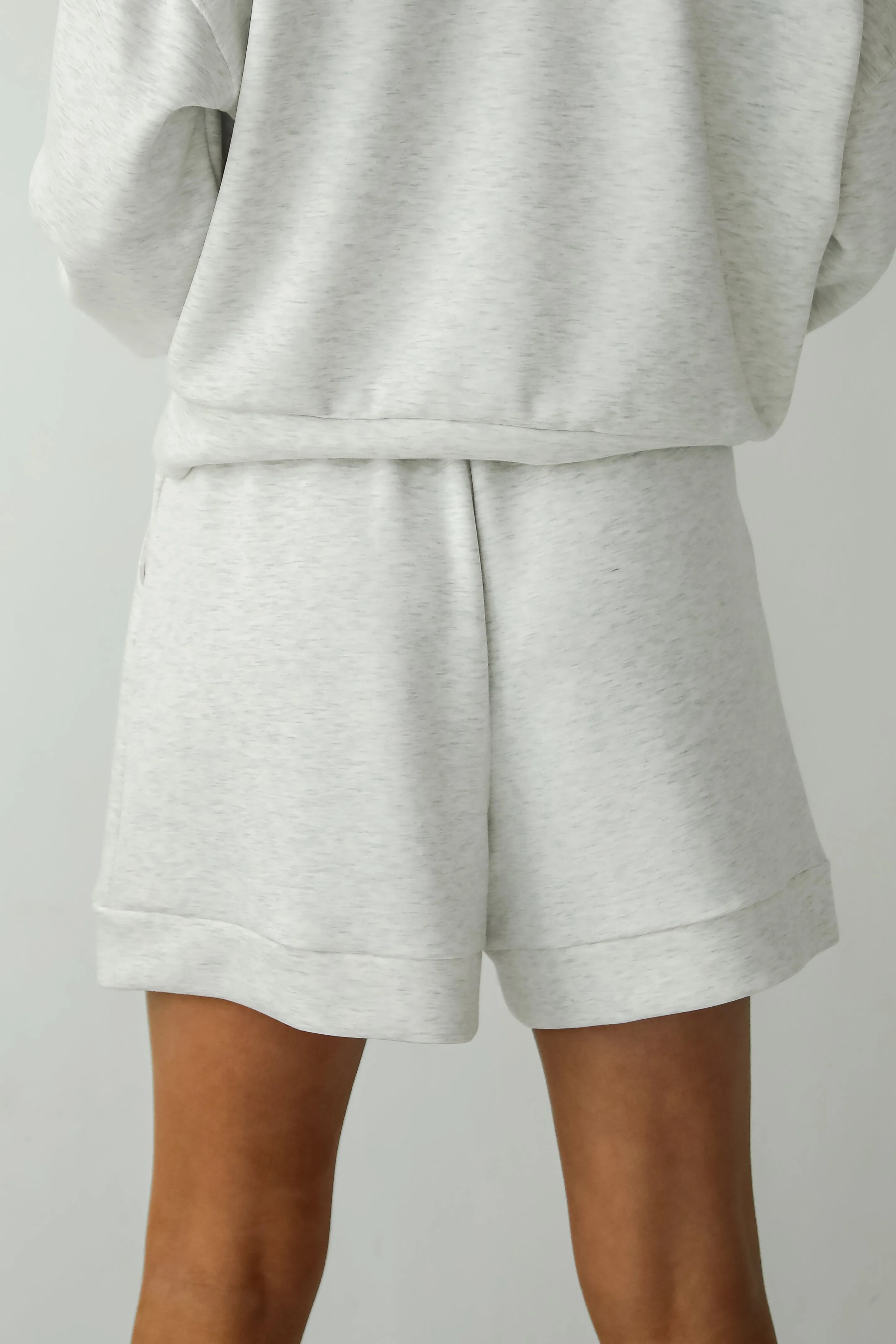 Ultra Air Soft Heather Grey Lounge Shorts