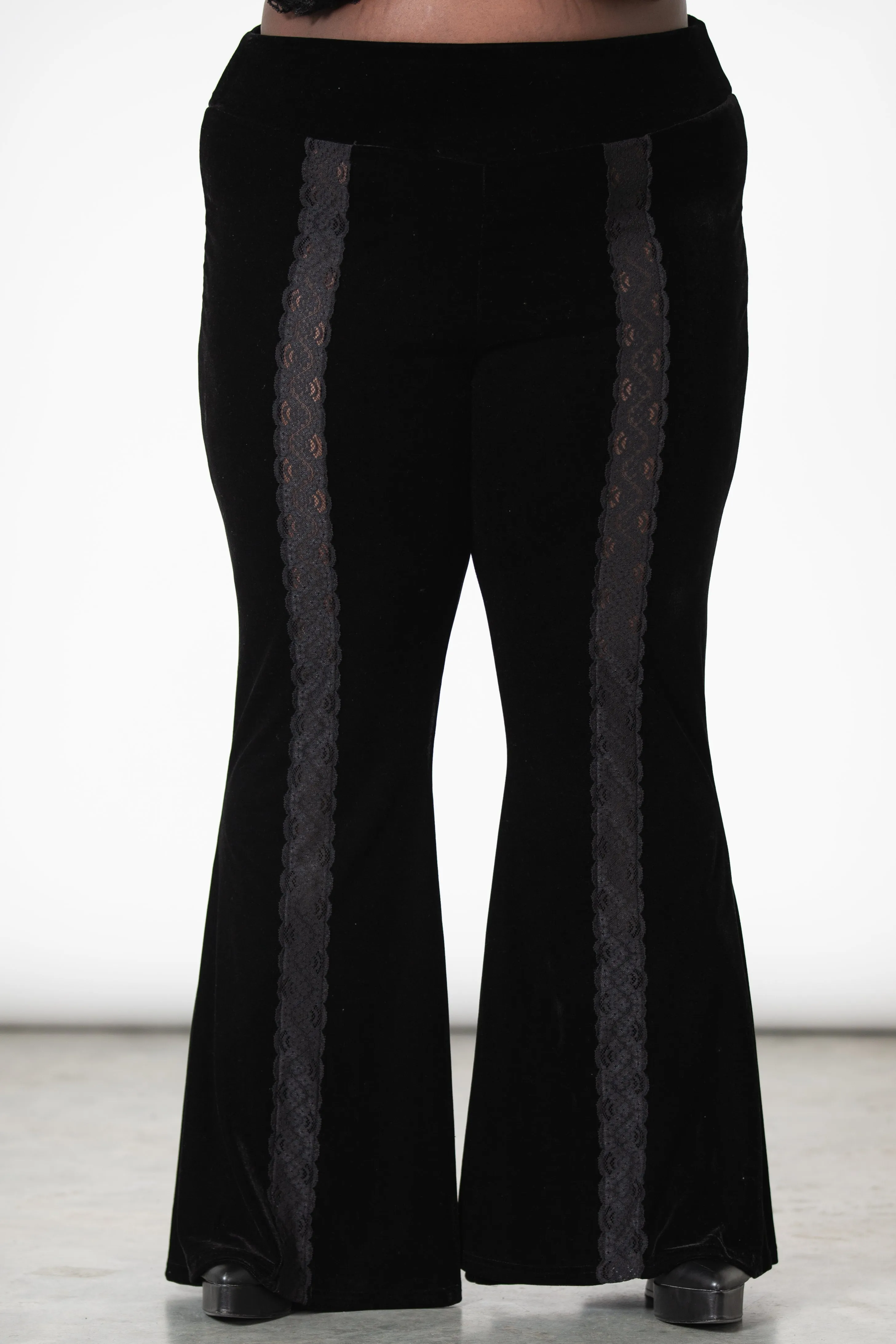 Verna Velvet Bell Bottoms [PLUS]