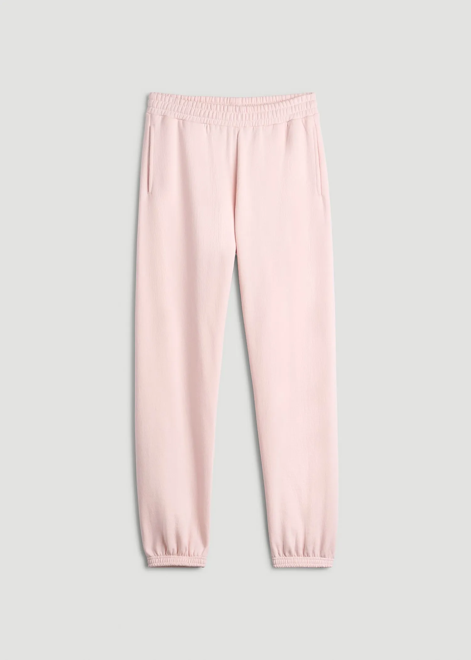 Wearever Fleece Relaxed Women's Tall Sweatpants in Barely Pink