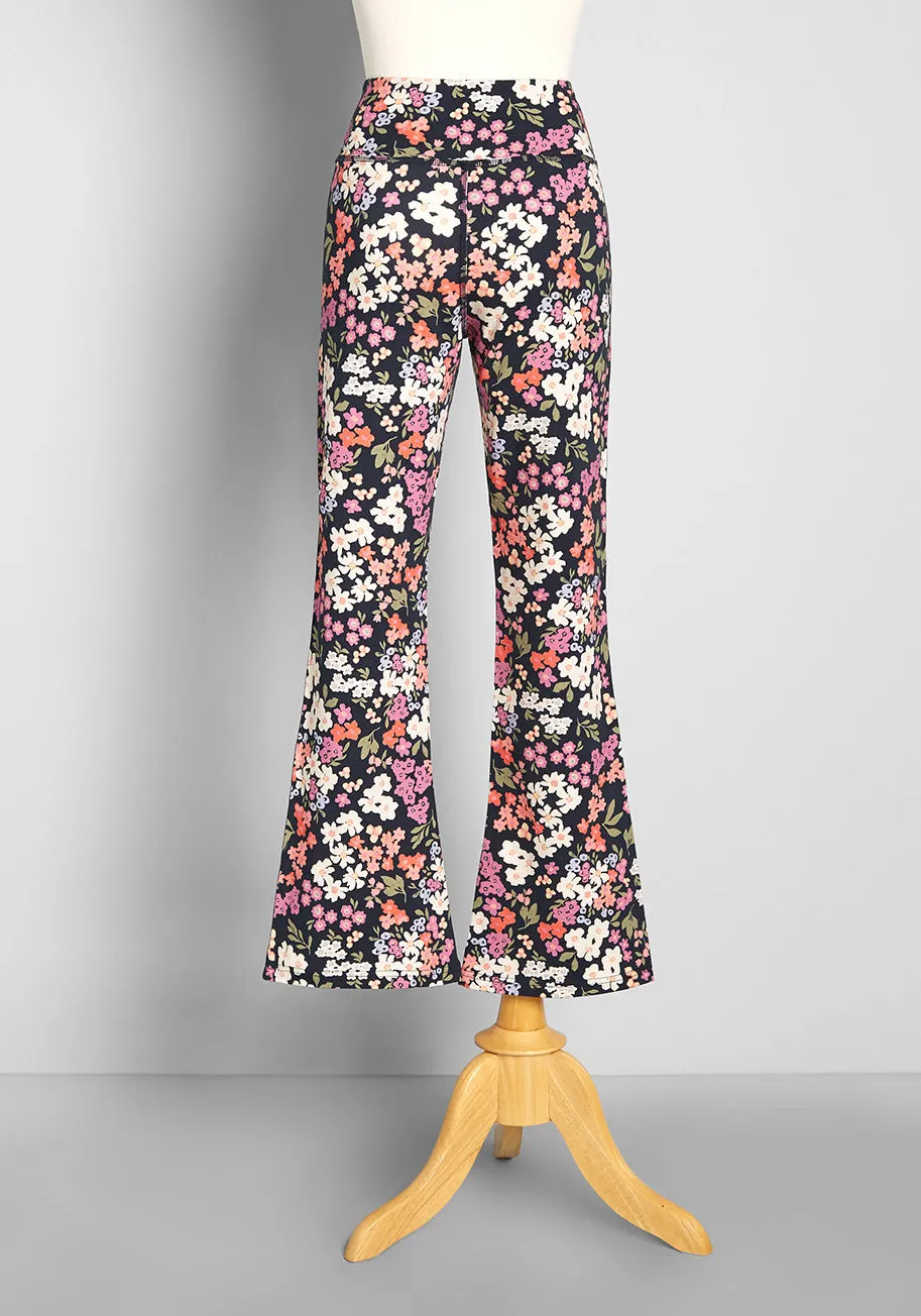 Welcome To Bloom Town Flare Pants